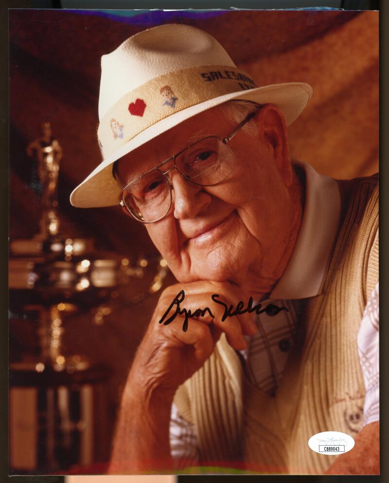 Byron Nelson Golfer Signed Autographed 8x10 Photo JSA Authentic Image 1