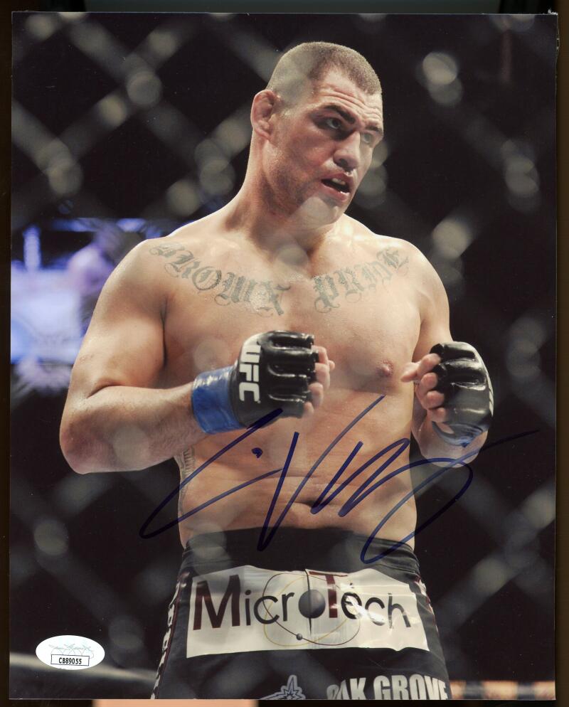 Cain Velasquez Fighter Signed Autographed 8x10 Photo JSA Authentic Image 1
