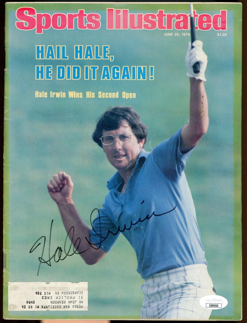 Hale Irwin Golfer Signed Autographed Sports Illustrated Magazine JSA Authentic Image 1