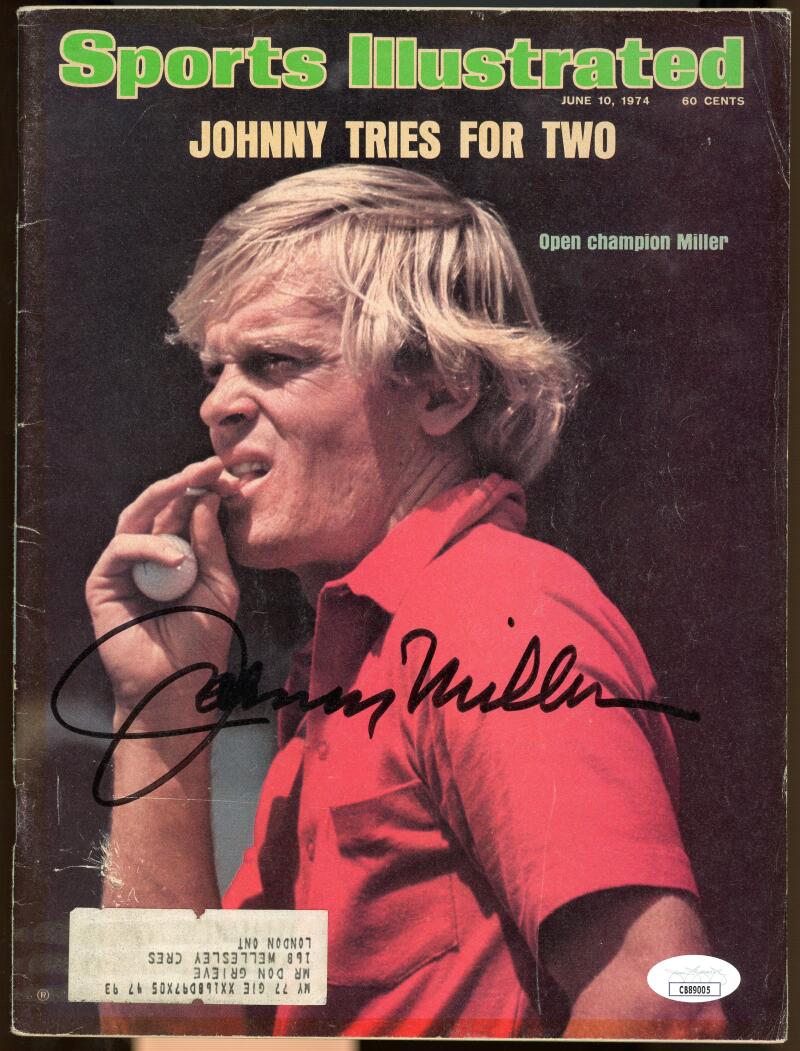 Johnny Miller Golfer Signed Autograph Sports Illustrated Magazine JSA Authentic Image 1