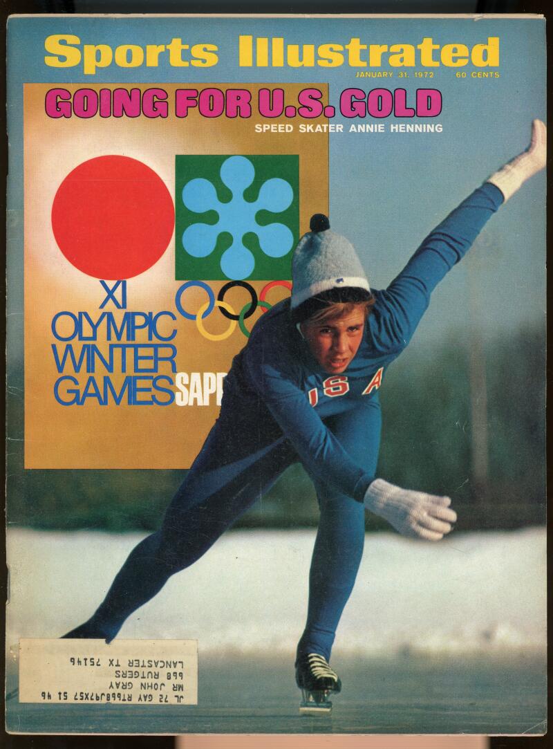 Sports Illustrated Magazine January 31 1972 Annie Henning Winter Olympics Image 1