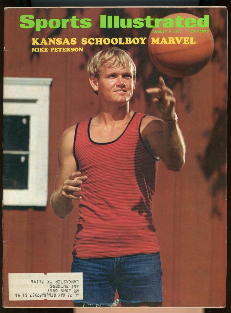 Sports Illustrated Magazine August 9 1971 Mike Peterson Kansas Image 1