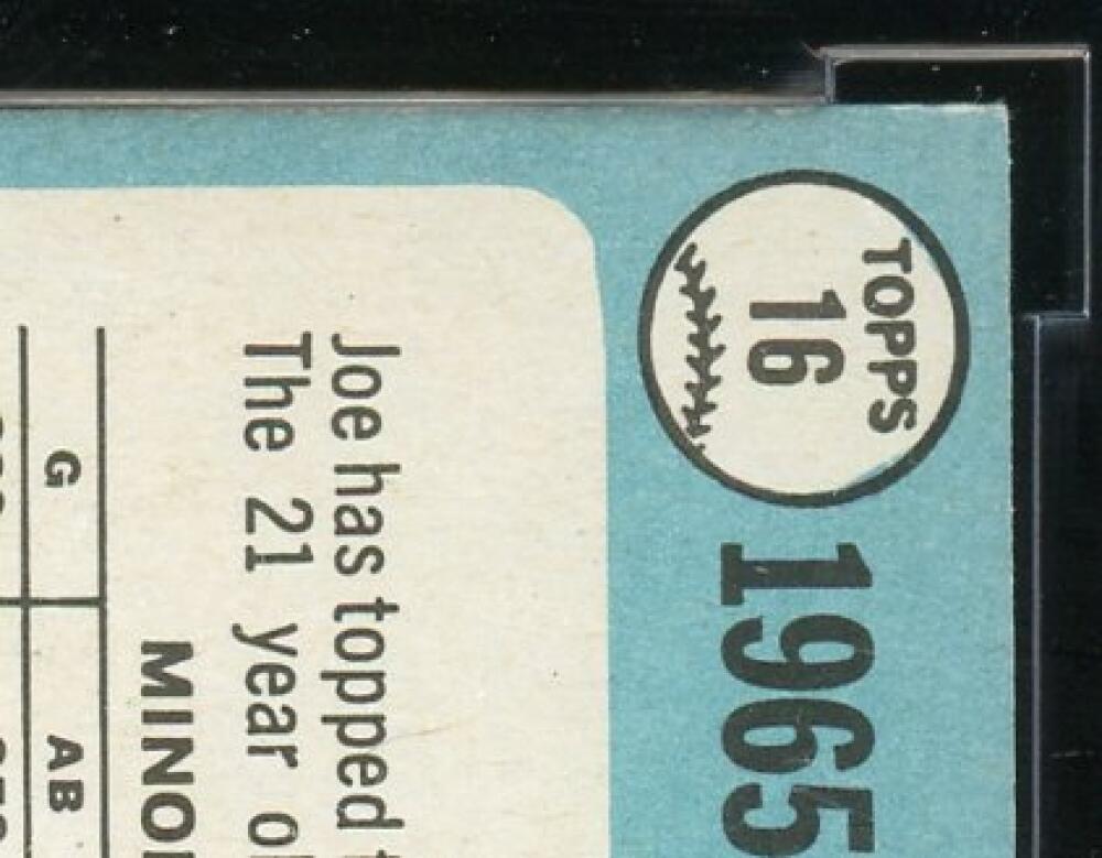 1965 Topps #16 Joe Morgan/Sonny Jackson Rookie Card BGS BCCG 9 Near Mint+ Image 8