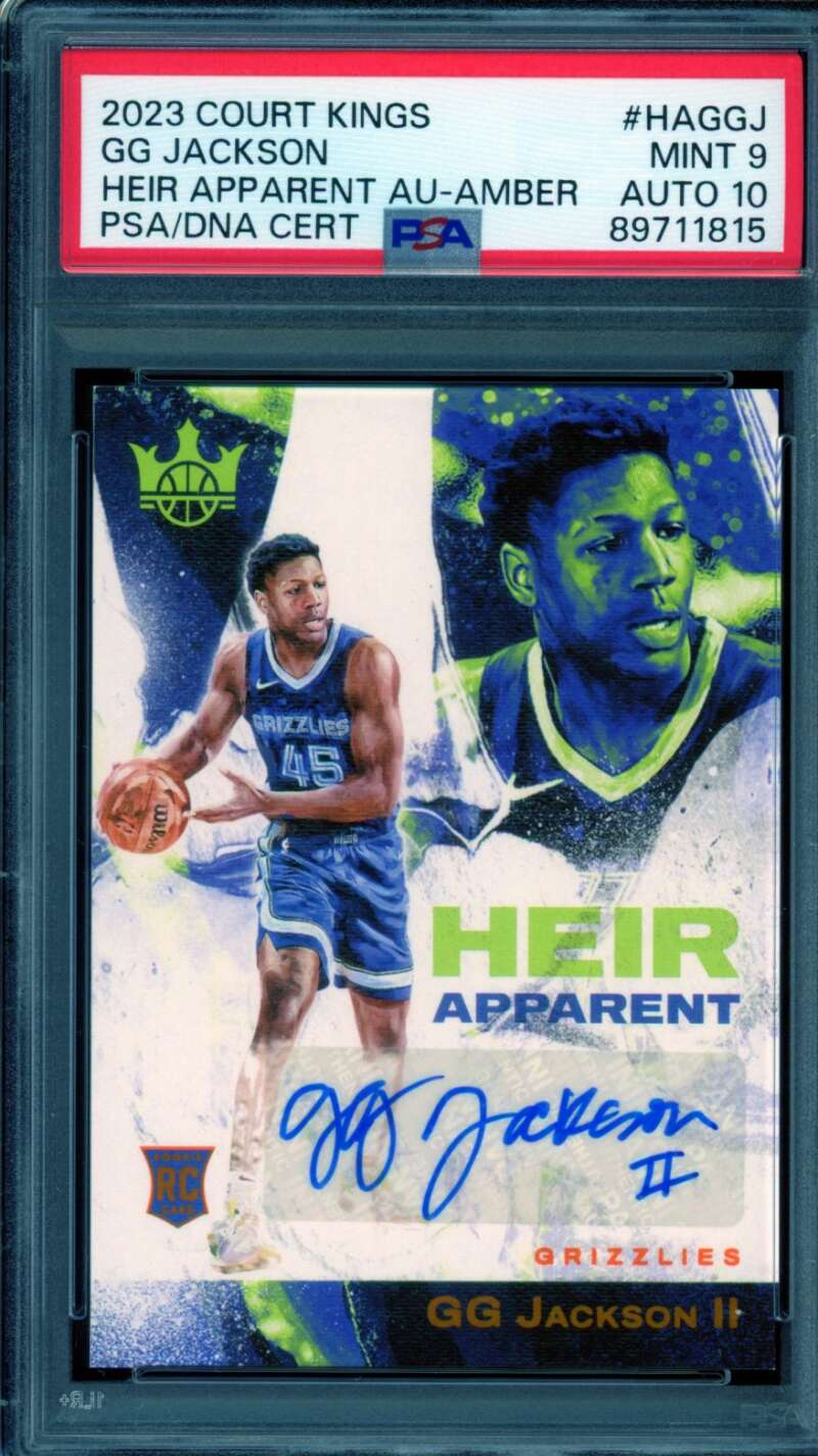 GG Jackson Rookie 2023-24 Court Kings Heir Apparent Auto (16/75) #HAGGJ PSA 9 Image 1
