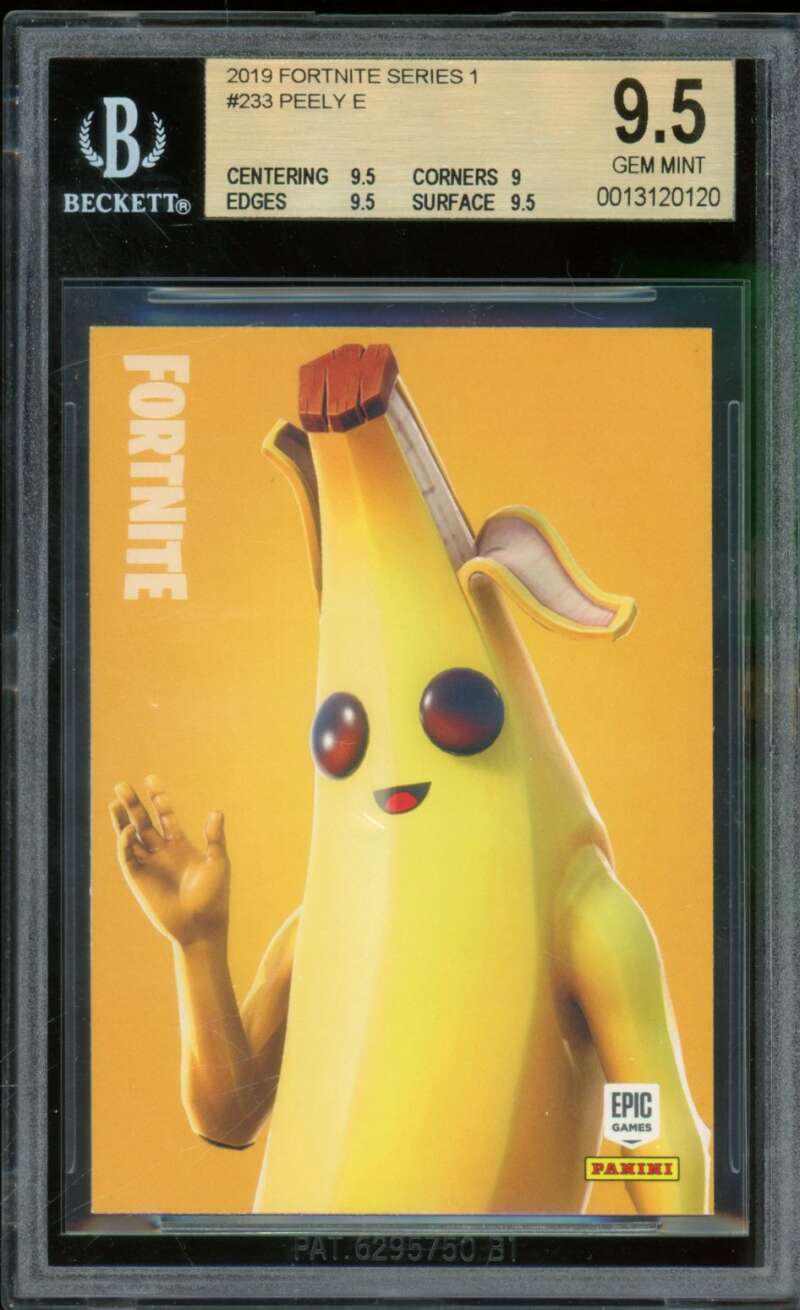 Peely Card 2019 Fortnite Series 1 USA #233 BGS 9.5 Image 1