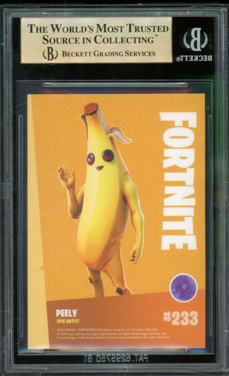 Peely Card 2019 Fortnite Series 1 USA #233 BGS 9.5 Image 2