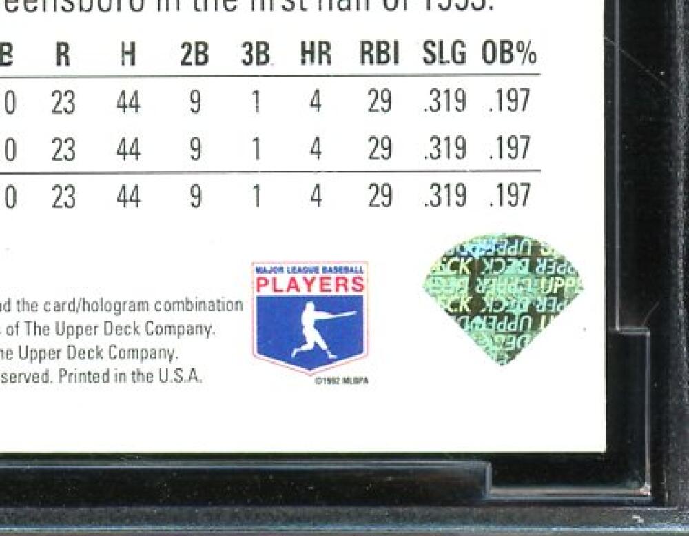 1993 SP #279 Derek Jeter Rookie Card BGS BCCG 9 Near Mint+ Image 10