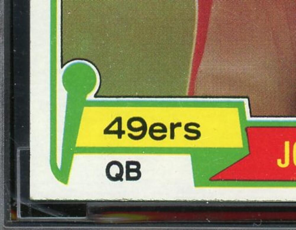 1981 Topps #216 Joe Montana Rookie Card BGS BCCG 9 Near Mint+ Image 5