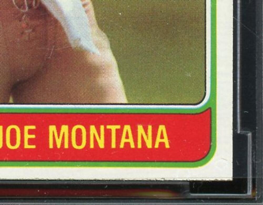 1981 Topps #216 Joe Montana Rookie Card BGS BCCG 9 Near Mint+ Image 6