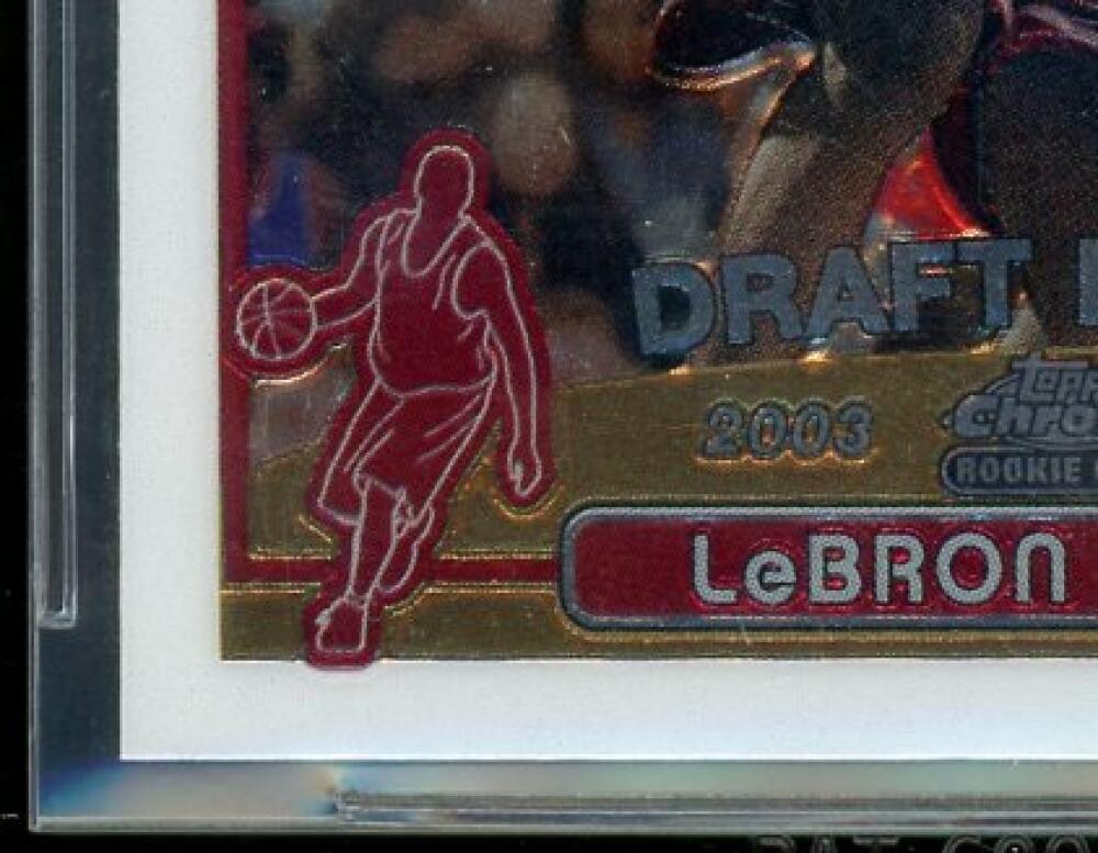 LeBron James Rookie Card 2003-04 Topps Chrome #111 BGS 9.5 Image 5