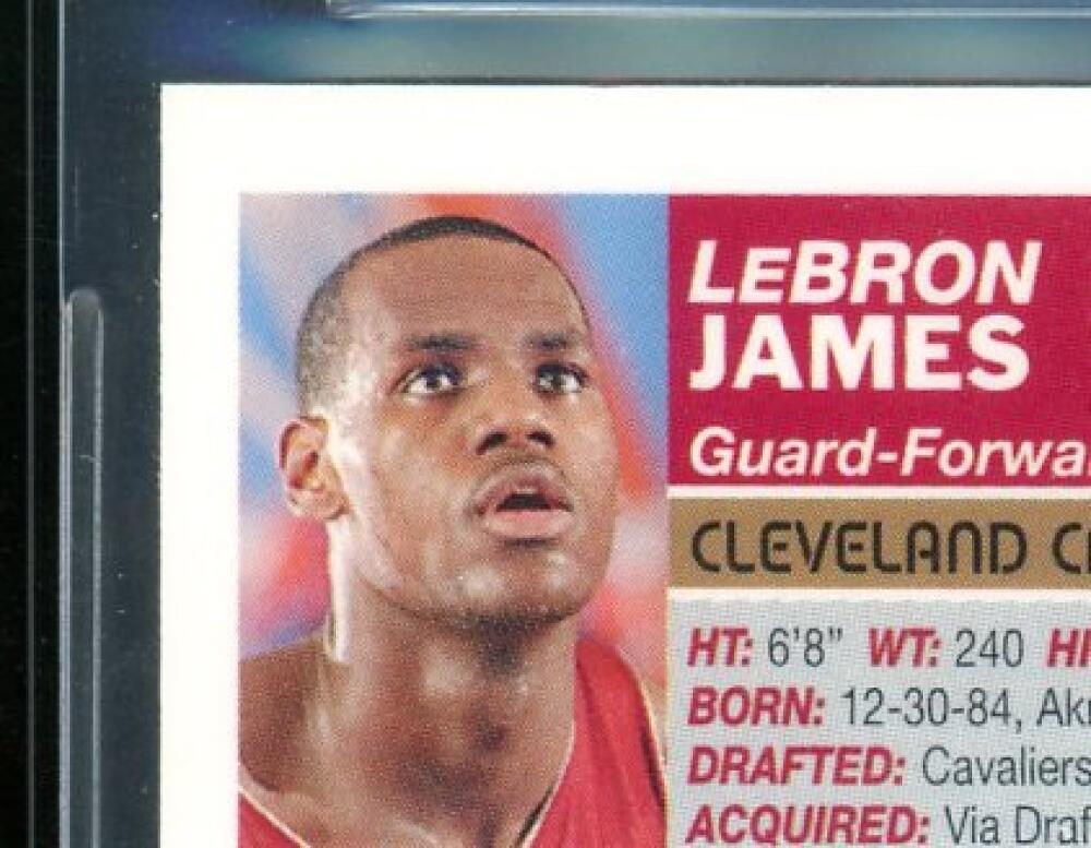 LeBron James Rookie Card 2003-04 Topps Chrome #111 BGS 9.5 Image 7