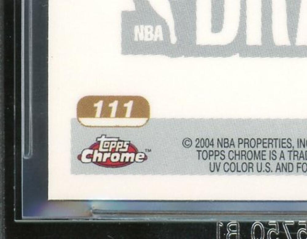 LeBron James Rookie Card 2003-04 Topps Chrome #111 BGS 9.5 Image 9