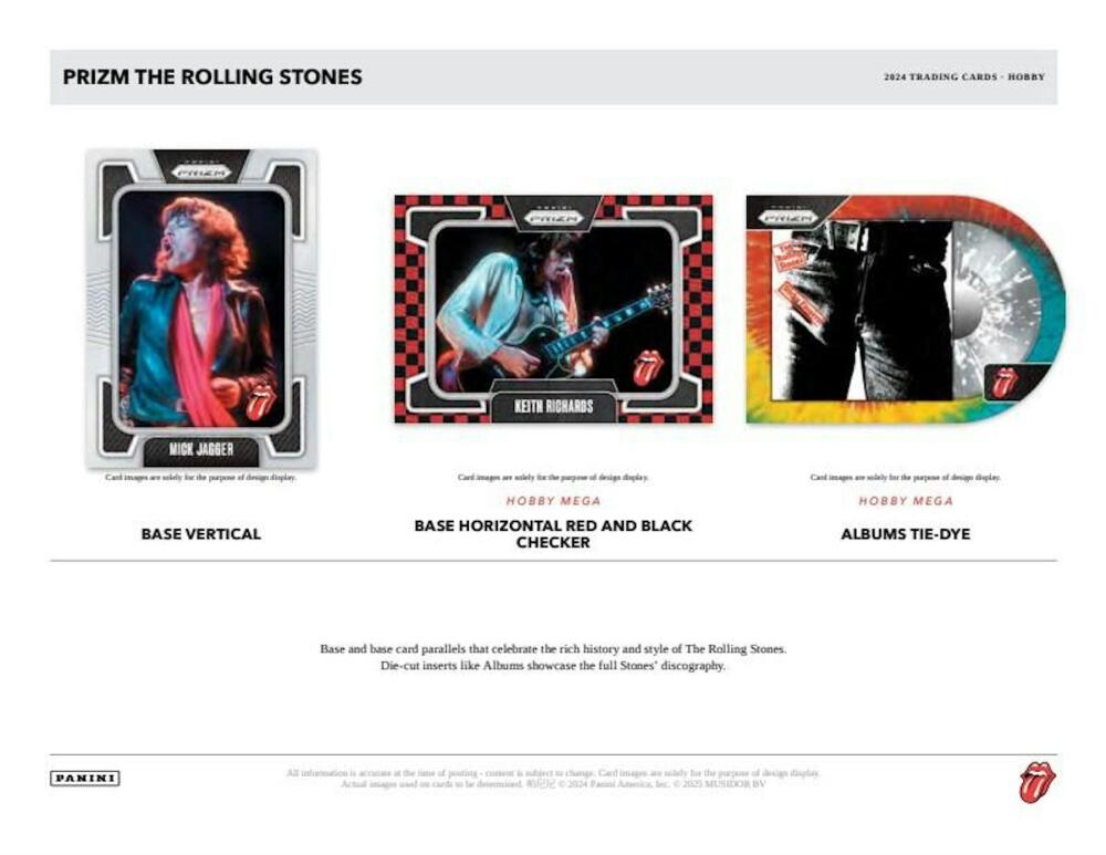 2024 Panini Prizm The Rolling Stones Hobby Mega Box  Image 3