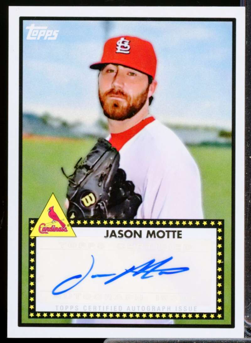 Jason Motte Card 2011 Topps Lineage '52 Autographs #52AJM  Image 1