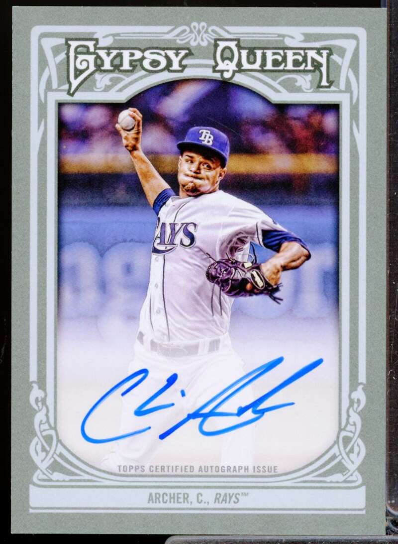 Chris Archer Card 2013 Topps Gypsy Queen Autographs #CA  Image 1