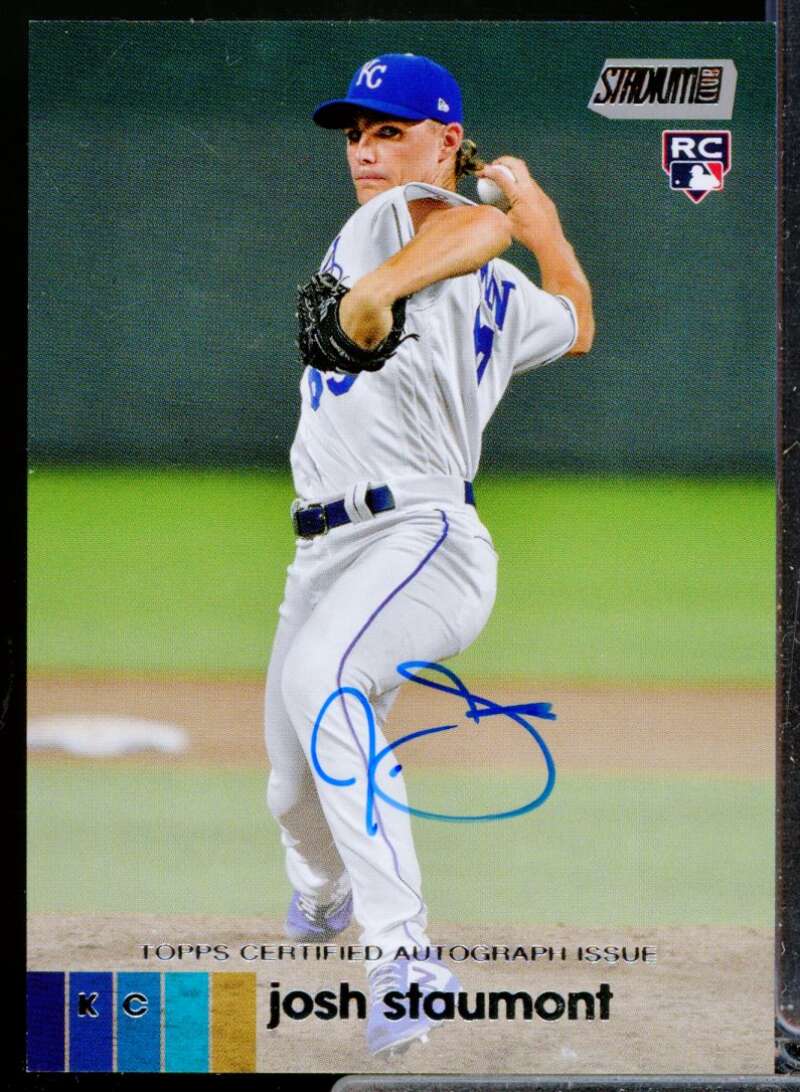 Josh Staumont Card 2020 Stadium Club Rookie Autographs #AJS  Image 1