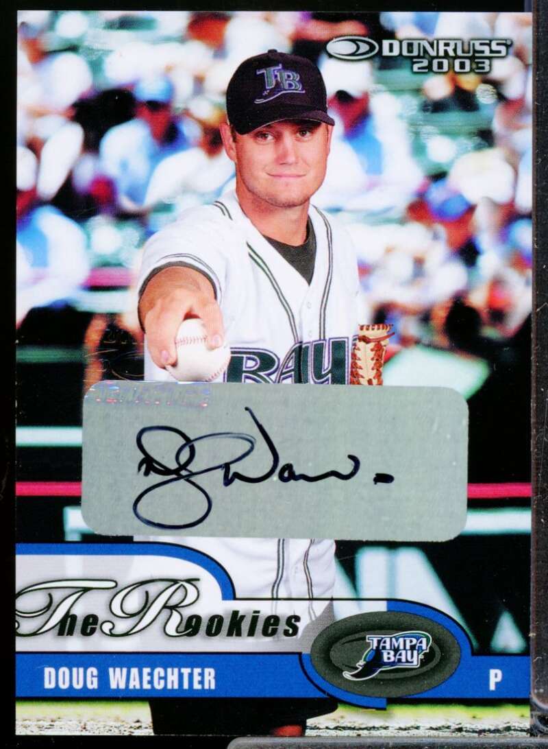 Doug Waechter /584 Card 2003 Donruss The Rookies Autographs #51  Image 1
