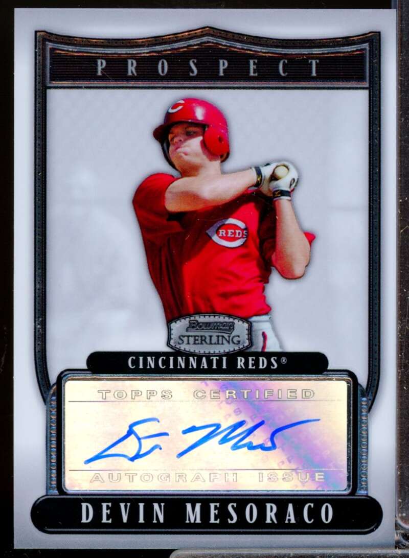 Devin Mesoraco Card 2007 Bowman Sterling Prospects Autograph #DME  Image 1