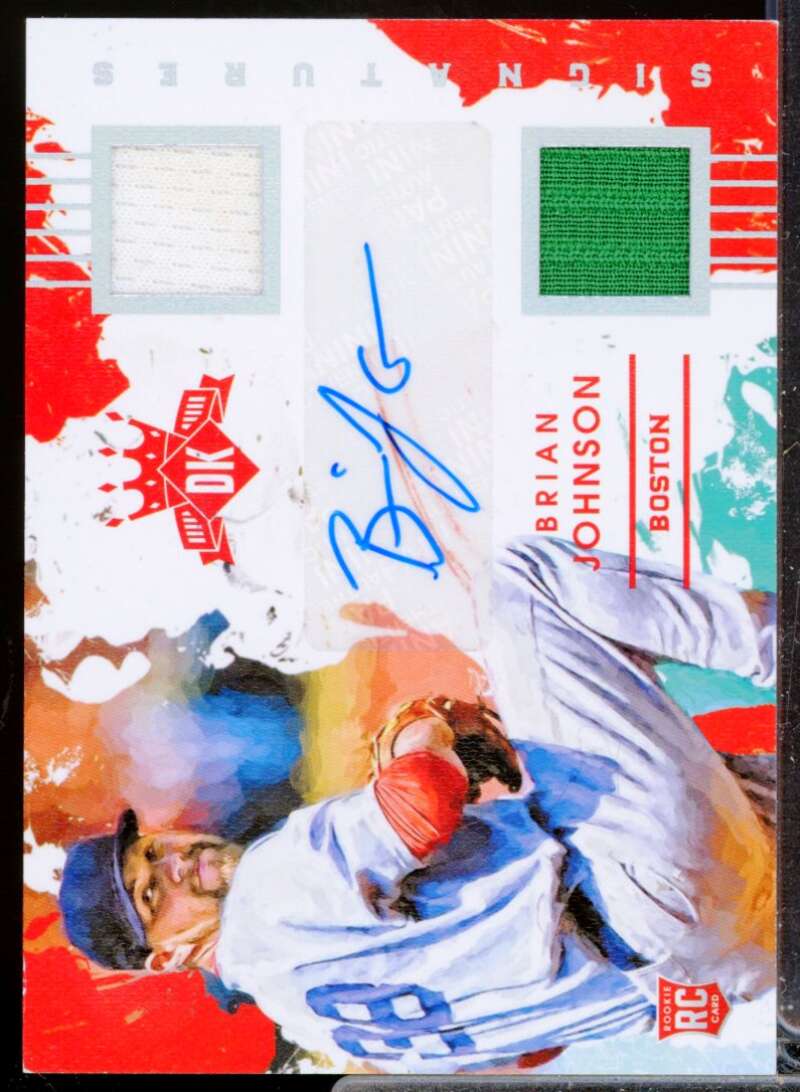 Brian Johnson /299 2016 Diamond Kings Rookie Material Signatures Silver #RSBJ  Image 1