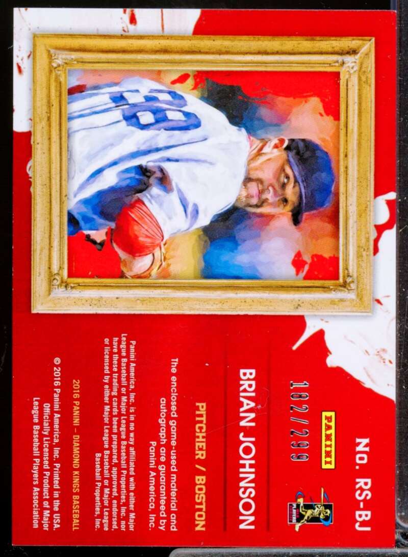 Brian Johnson /299 2016 Diamond Kings Rookie Material Signatures Silver #RSBJ  Image 2