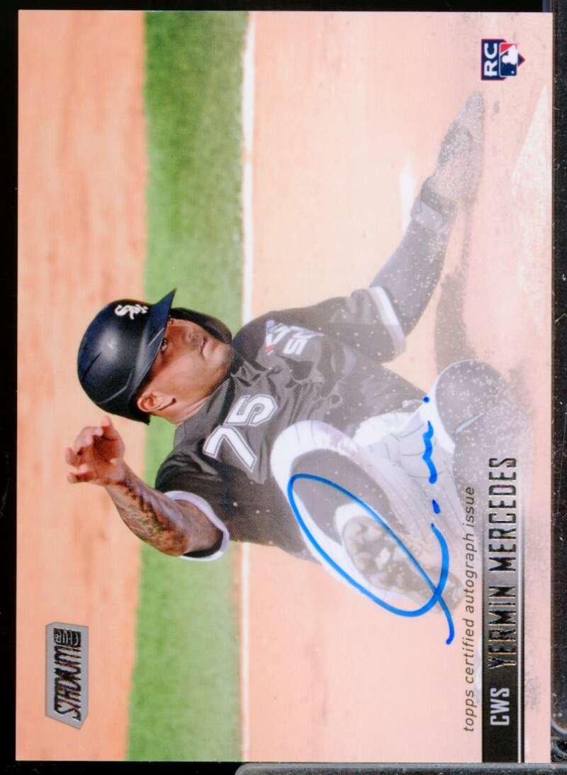 Yermin Mercedes Card 2021 Stadium Club Rookie Autographs #SCBAYM  Image 1