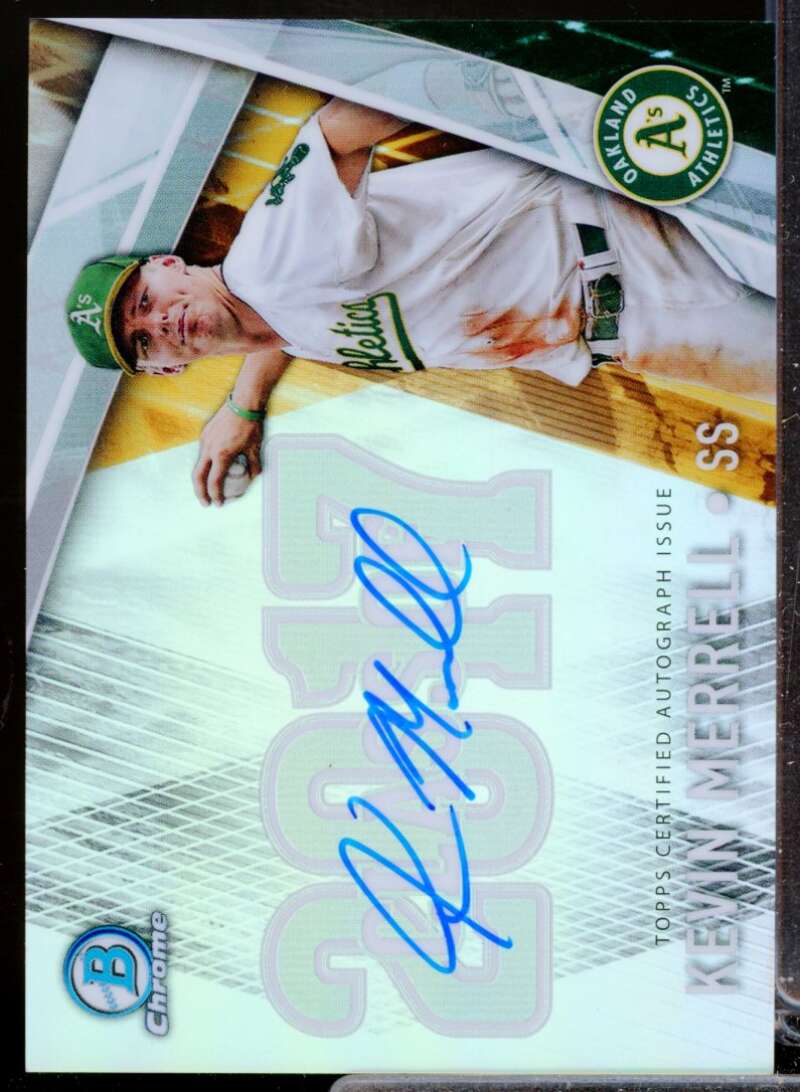 Kevin Merrell Card 2017 Bowman Chrome Draft Class of '17 Autographs #C17AKM  Image 1