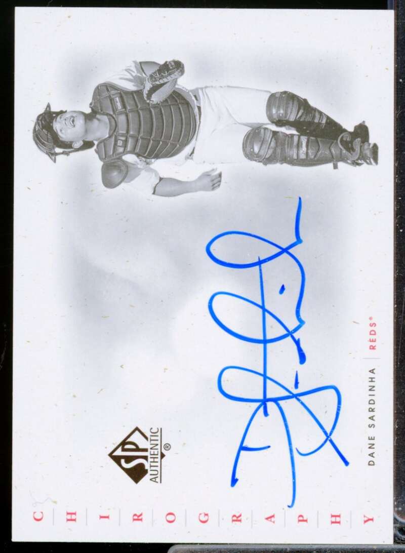 Dane Sardinha Card 2001 SP Authentic Chirography Autograph #DS  Image 1