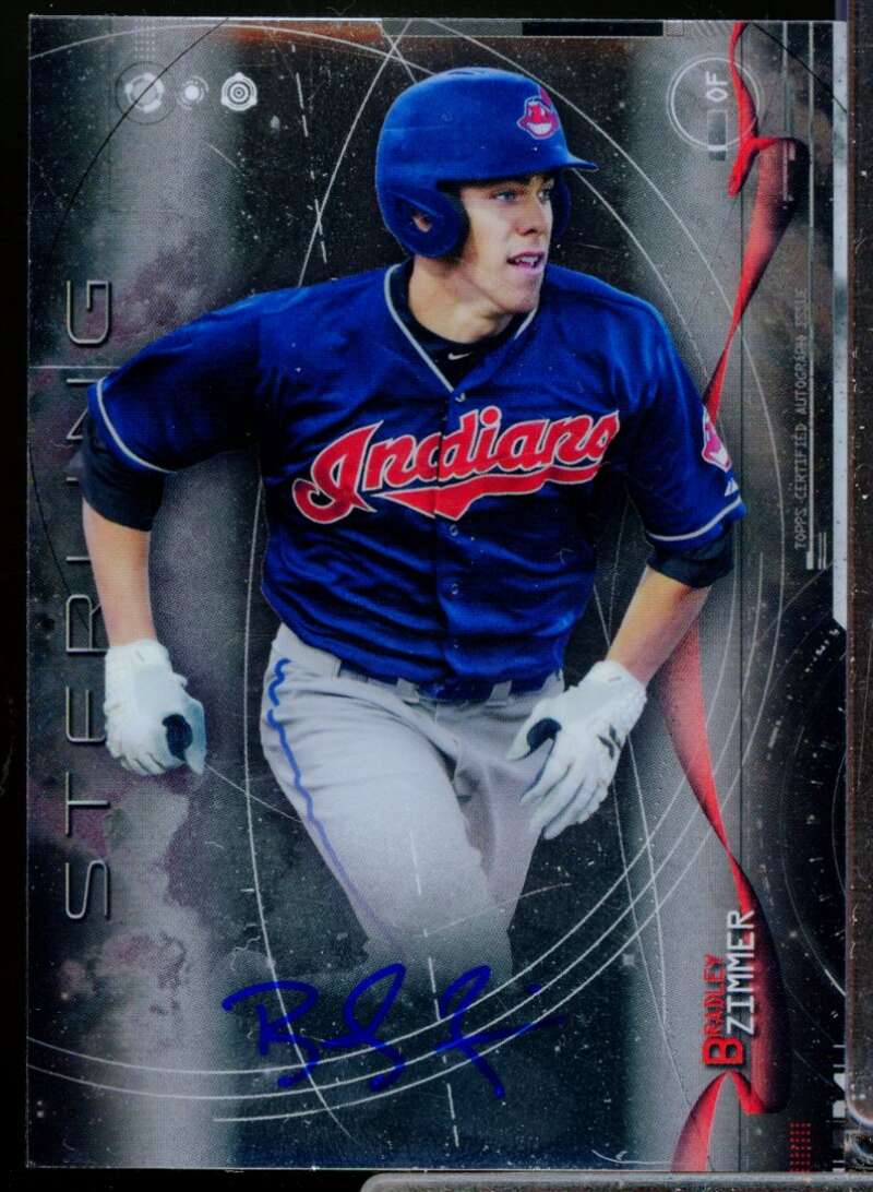 Bradley Zimmer Card 2014 Bowman Sterling Prospect Autographs #BSPABZ  Image 1