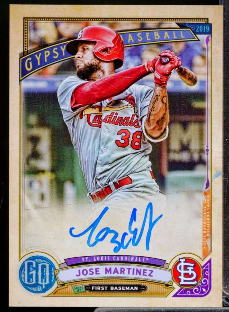 Jose Martinez Card 2019 Topps Gypsy Queen Autographs #GQAJM  Image 1