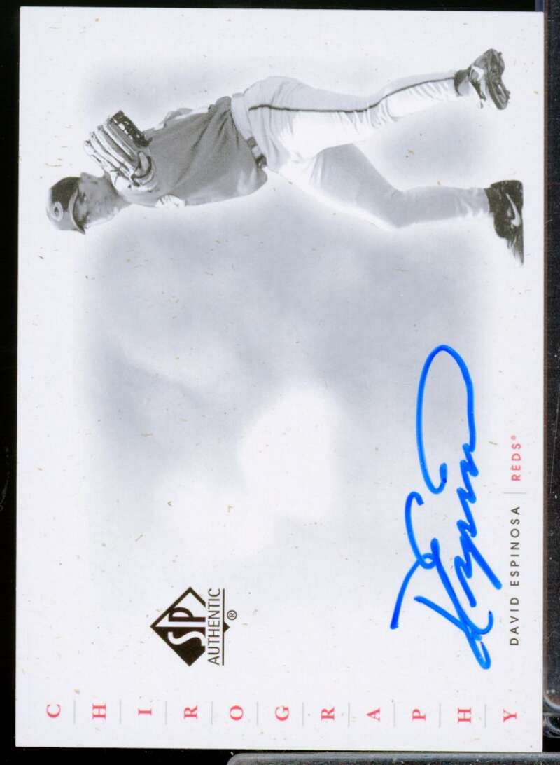 David Espinosa Card 2001 SP Authentic Chirography Autograph #DES  Image 1