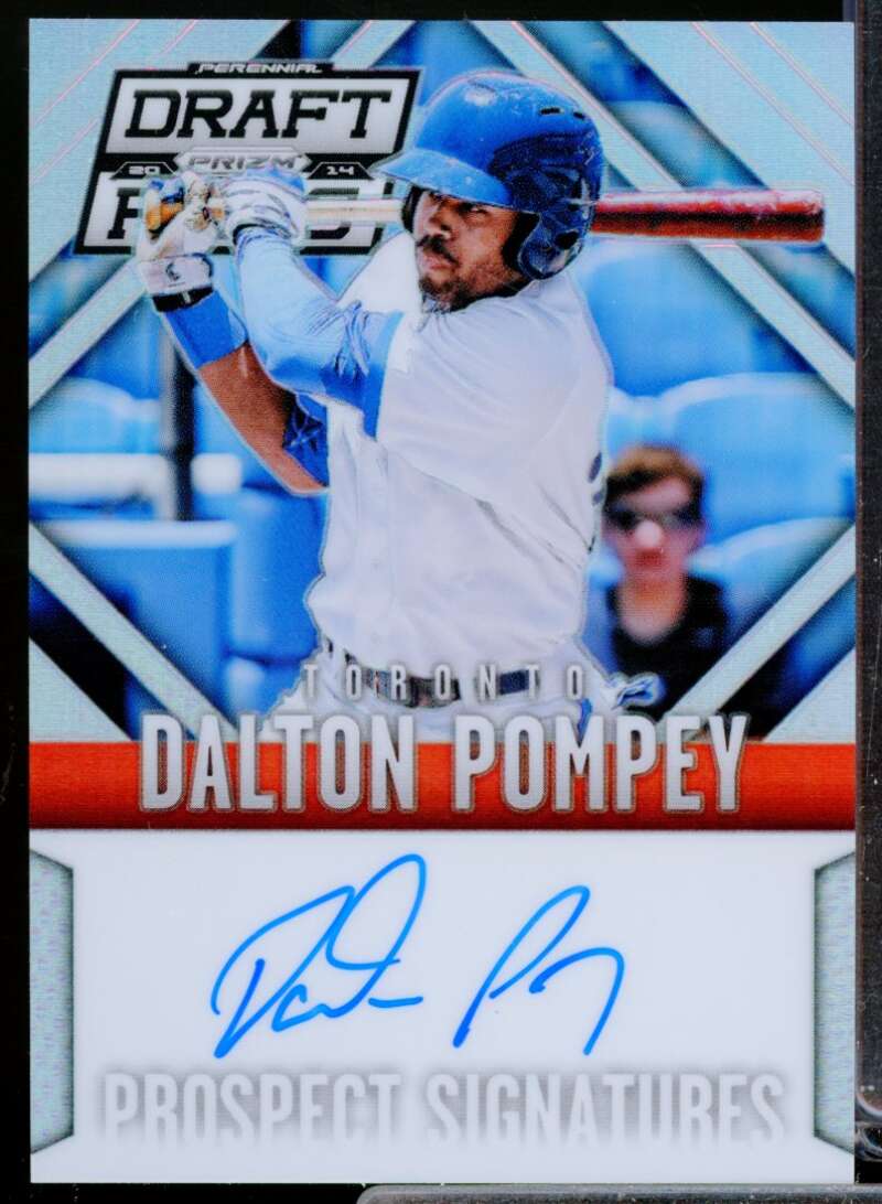 Dalton Pompey 2014 Panini Prizm Perennial Draft Picks Prospect Auto Prizms #81  Image 1