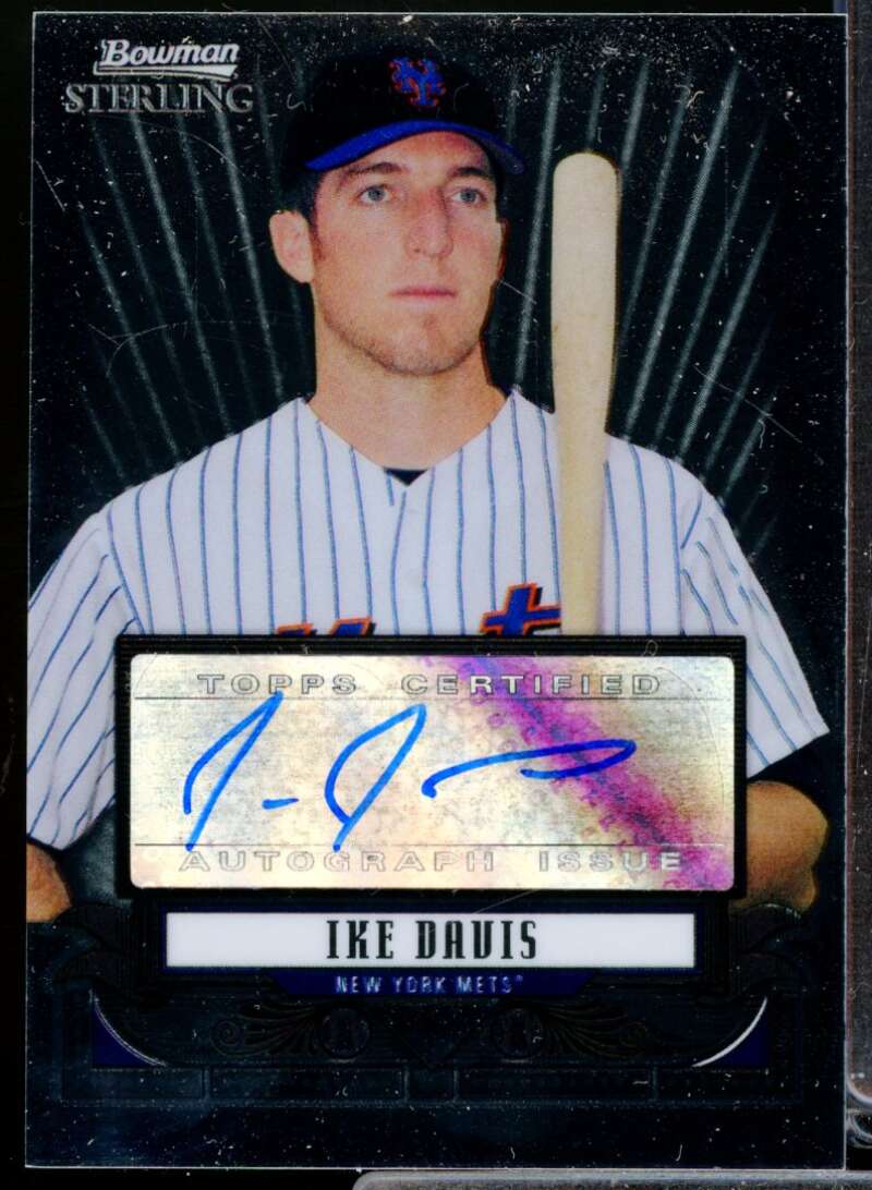 Ike Davis Card 2008 Bowman Sterling Prospects Autograph #IDA  Image 1