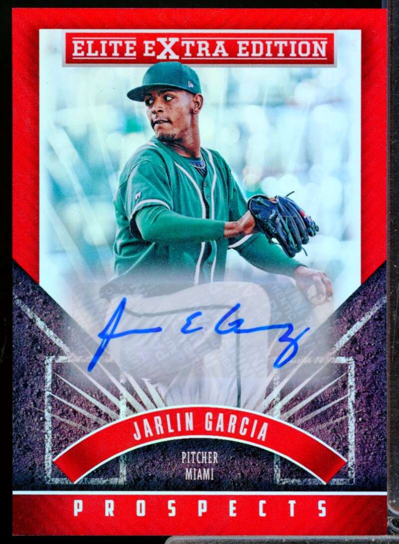 Jarlin Garcia Card 2015 Elite Extra Edition Prospect Autographs #138  Image 1