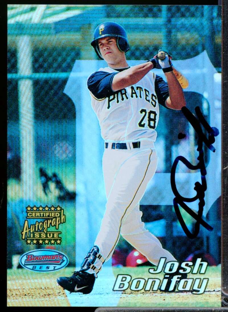 Josh Bonifay RC Card 2002 Bowman's Best Rookie Autograph #164  Image 1