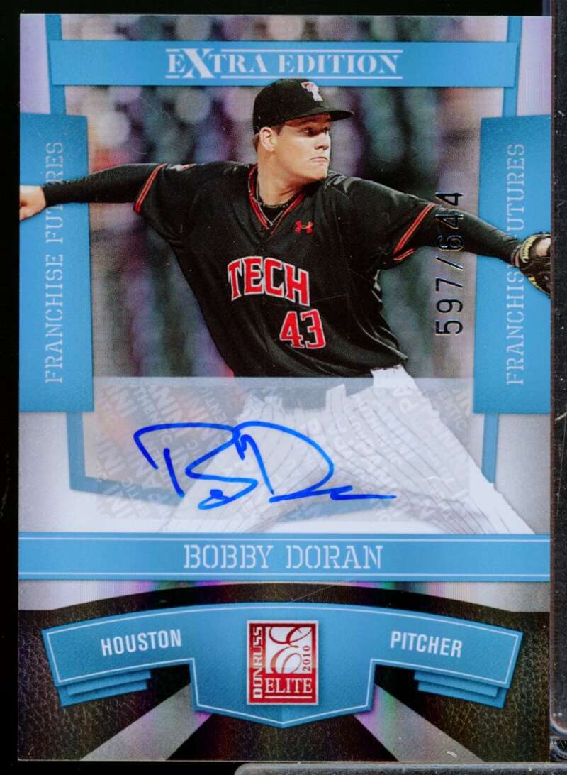 Bobby Doran /644 2010 Donruss Elite Extra Edition Franchise Future Signature #7  Image 1
