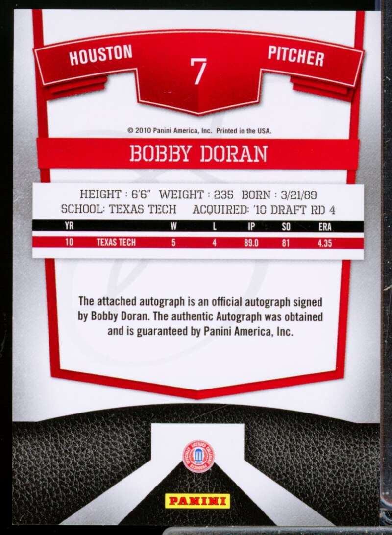 Bobby Doran /644 2010 Donruss Elite Extra Edition Franchise Future Signature #7  Image 2