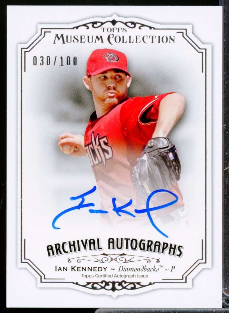 Ian Kennedy /100 Card 2012 Topps Museum Collection Archival Autographs #IK  Image 1