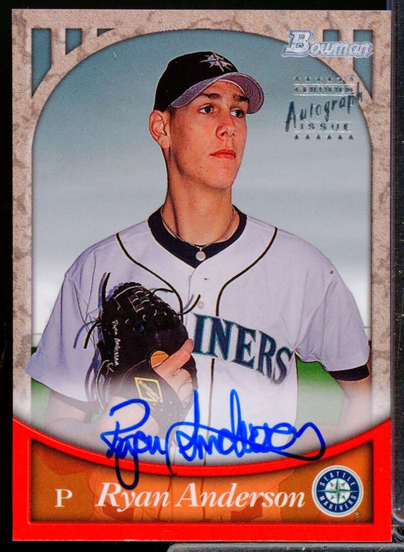 Ryan Anderson Card 1999 Bowman Autographs #BA12  Image 1