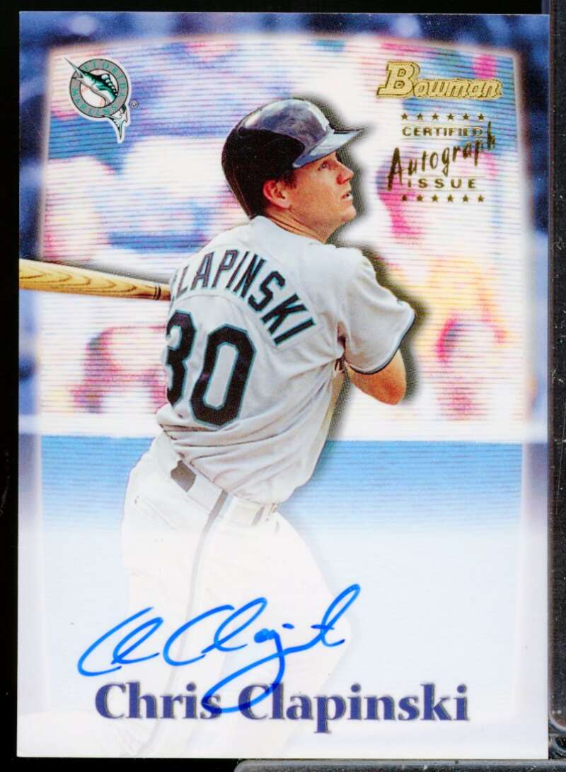 Chris Clapinski Card 2000 Bowman Draft Autographs #BDPA59  Image 1