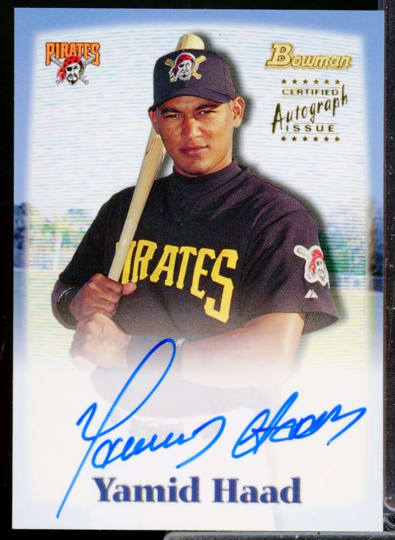 Yamid Haad Card 2000 Bowman Draft Autographs #BDPA37  Image 1