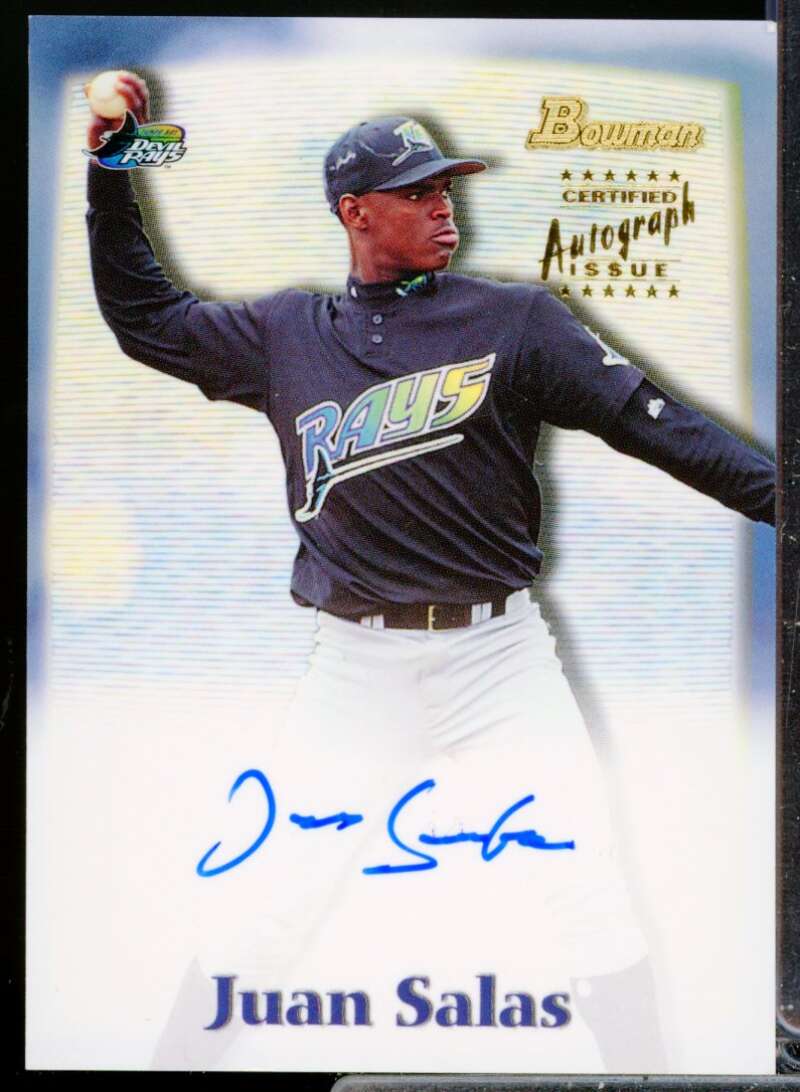 Juan Salas Card 2000 Bowman Draft Autographs #BDPA43  Image 1