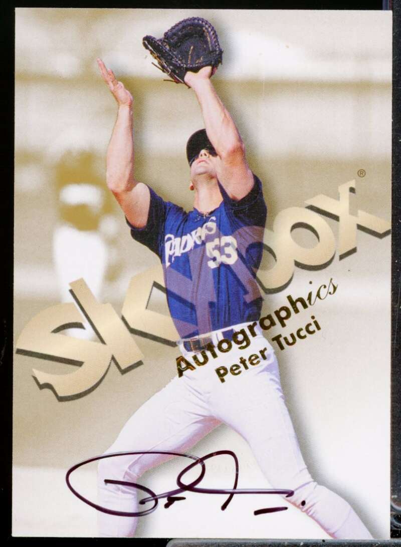 Peter Tucci Card 1999 SkyBox Premium Autographics #NNO  Image 1