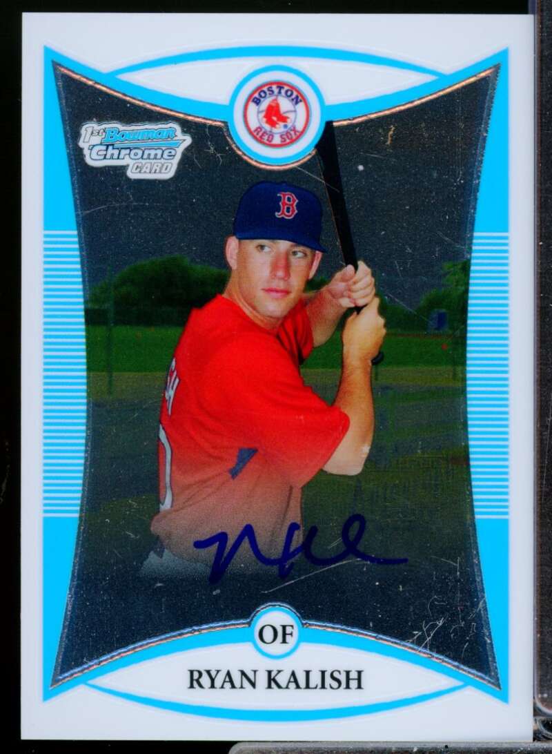 Ryan Kalish Card 2008 Bowman Chrome Prospects Autograph #BCP273  Image 1