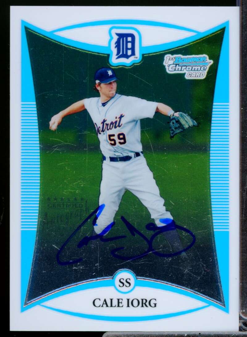 Cale Iorg Card 2008 Bowman Chrome Prospects Autograph #BCP255  Image 1