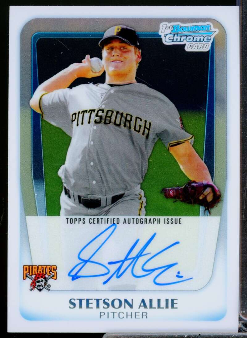 Stetson Allie Card 2011 Bowman Chrome Prospect Autographs #BCP86  Image 1