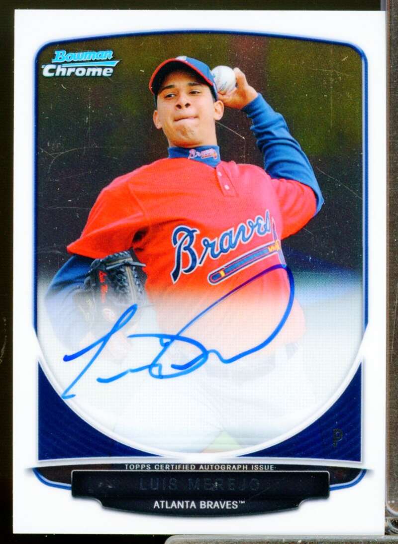 Luis Merejo Card 2013 Bowman Chrome Prospect Autographs #LME  Image 1