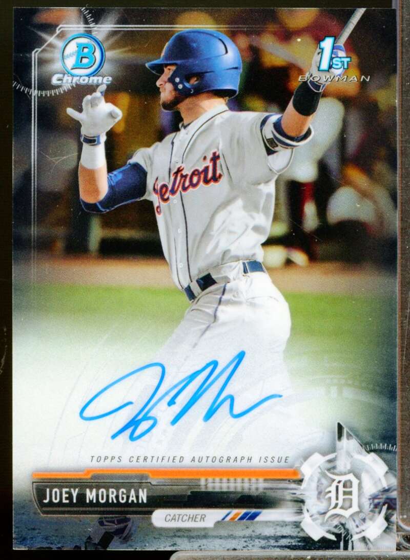 Joey Morgan Card 2017 Bowman Chrome Draft Autographs #CDAJM  Image 1