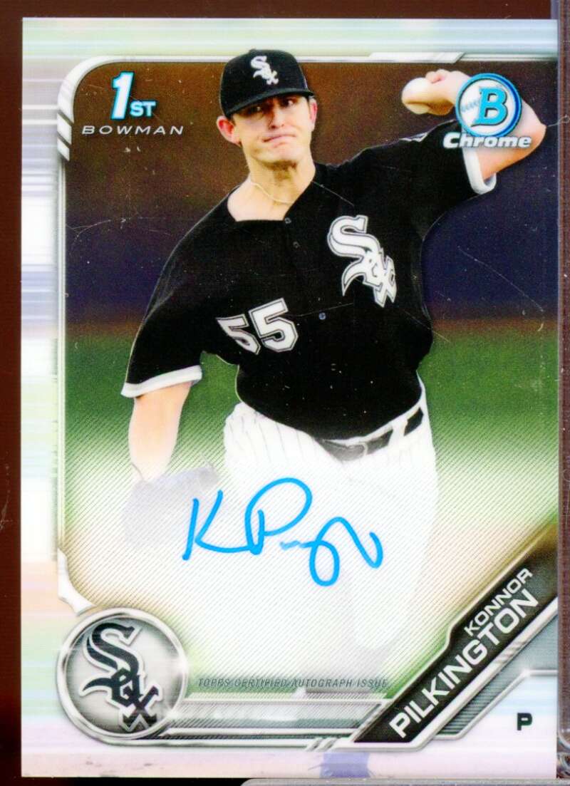 Konnor Pilkington Card 2019 Bowman Chrome Prospect Autographs #CPAKP  Image 1