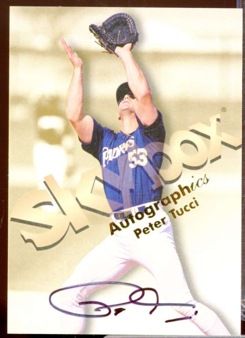 Peter Tucci Card 1999 SkyBox Premium Autographics #NNO  Image 1