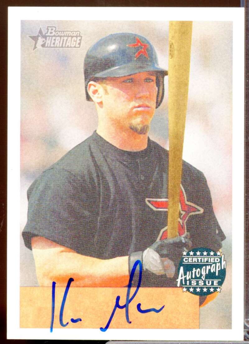 Keith Ginter Card 2002 Bowman Heritage Autographs #BHAKG  Image 1